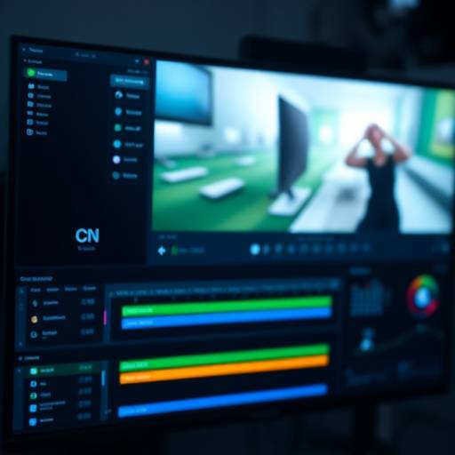 Skjermbilde av videoredigeringsprogramvare